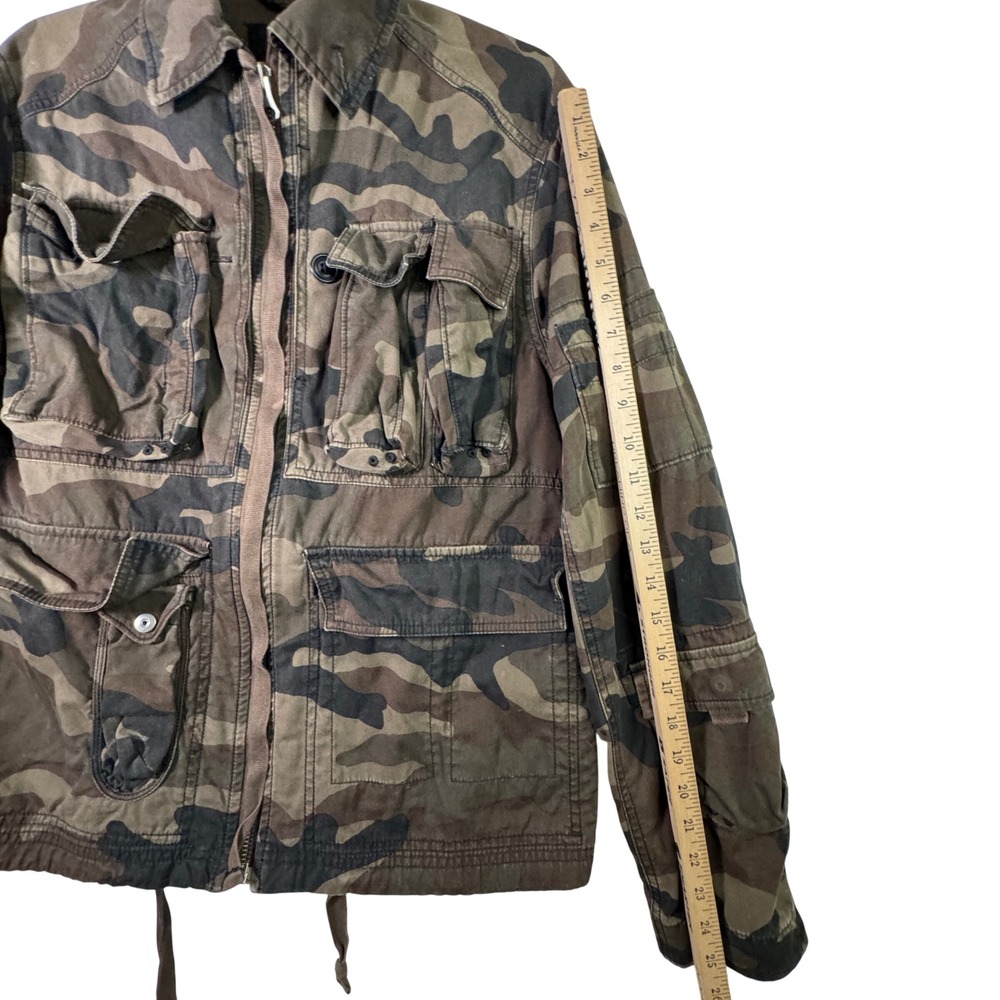 Vtg Gap Heavy Duty Fall 2004 Camo M65 Field Jacket Mens S Military Utility - Picture 9 of 14
